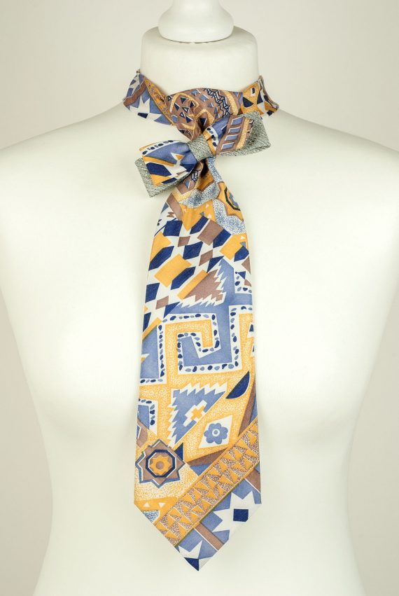 Abstract Print Bow Necktie