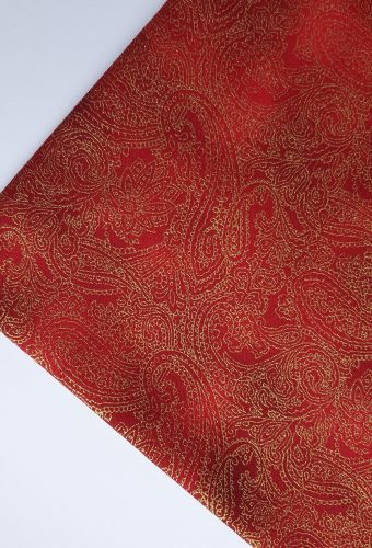Red Paisley Cotton