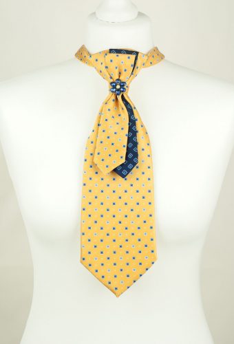 Yellow tie, Unique Textile