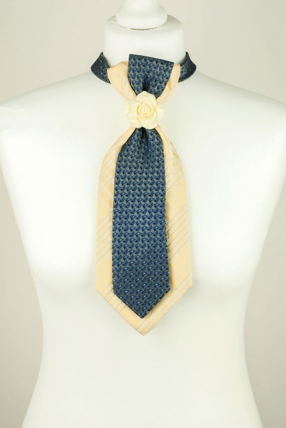 Yellow tie, Rose Necktie