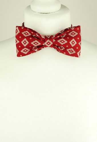 Red Bow Tie, Silk Bow Tie