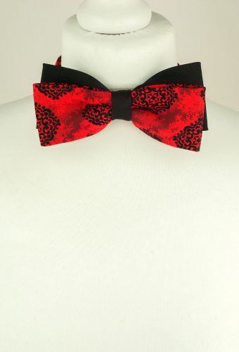 Red and Black Bow Tie