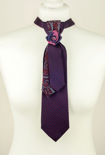 Burgundy Tie, Silk Necktie