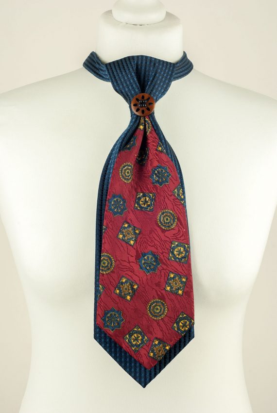 Burgundy Necktie, Blue Tie