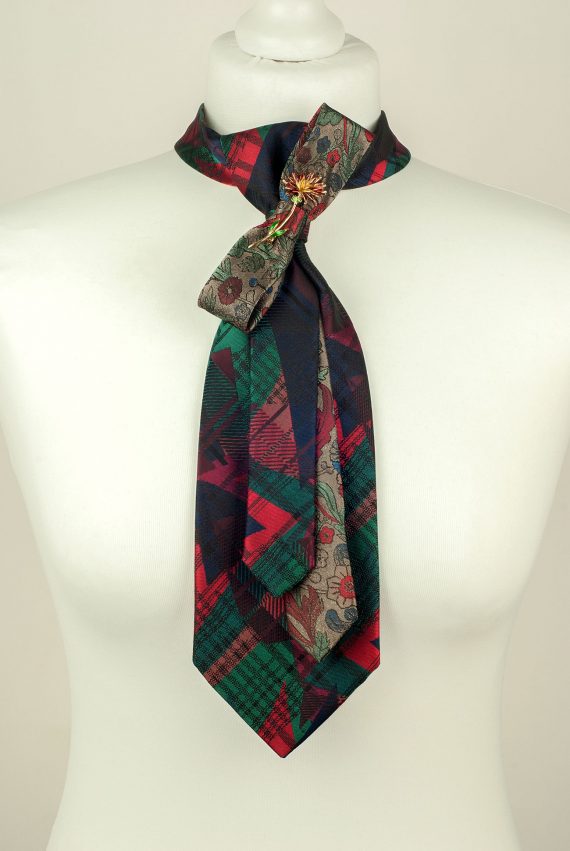 Flower Tie, Multicoloured necktie