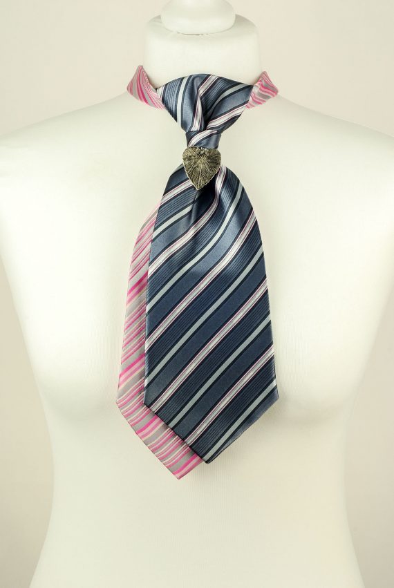 Grey Necktie, Pink Tie
