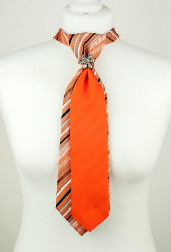Cravate orange